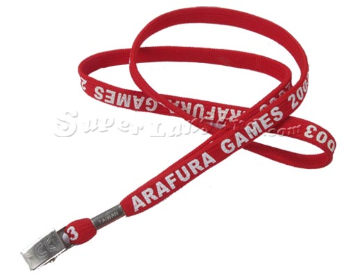 ��ARAFURA GAMES 2003�� lanyard is for the Arafura Games, held in Darwin, is a sporting event for developing athletes across the Asia Pacific region and beyond.