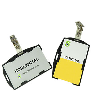  Dual-sided card holder with a ID strap clip-DBH005J 