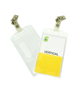  Rigid card holder with a ID strap clip-DBH019J 