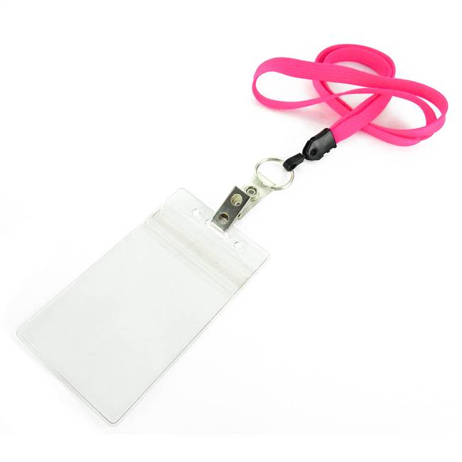  Hot Pink Key Lanyard 