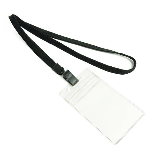  Black Id Lanyard 