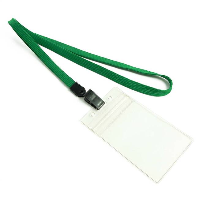  Green Id Lanyard 