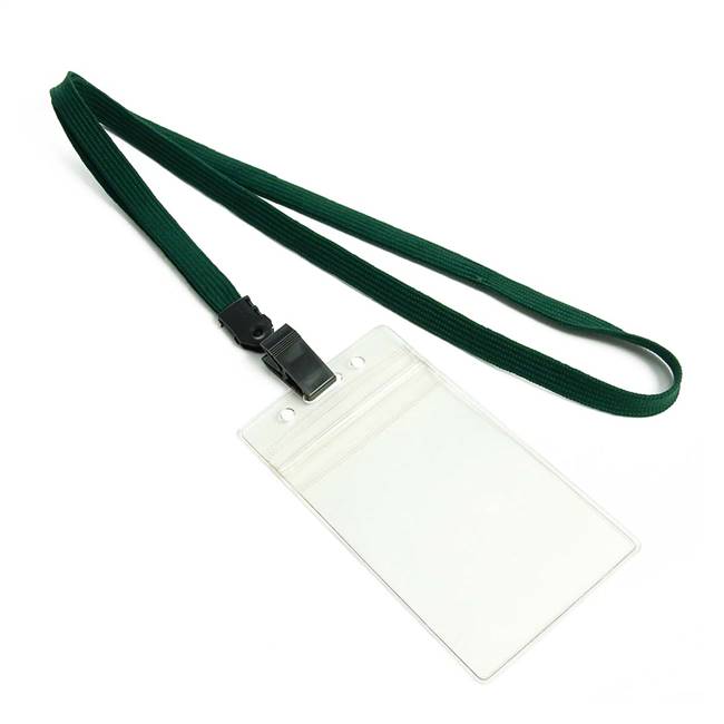  Hunter Green Id Lanyard 