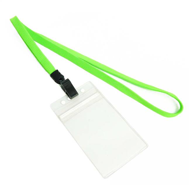  Lime Green Id Lanyard 