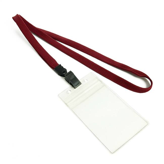  Maroon Id Lanyard 