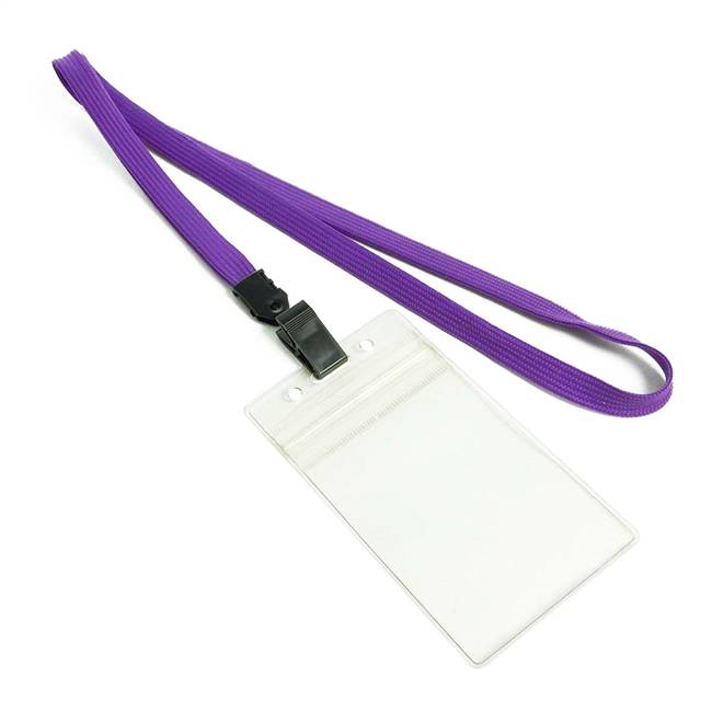  Purple Id Lanyard 