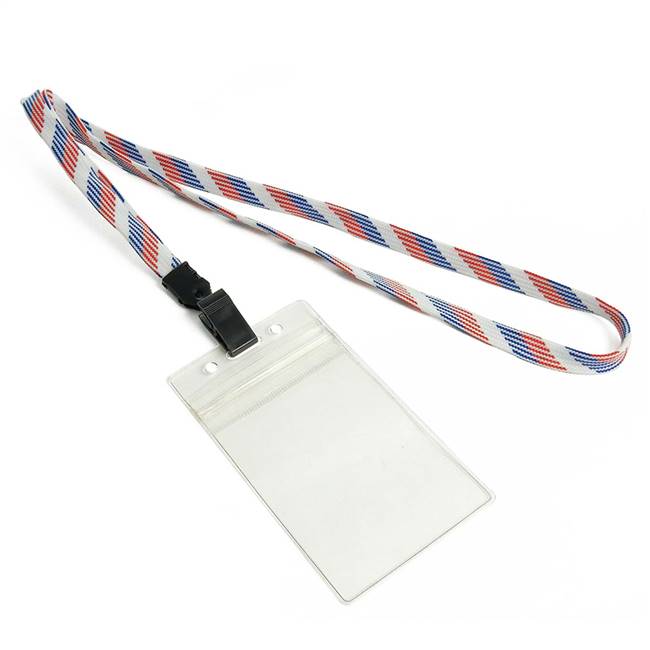  Patriotic Pattern Id Lanyard 