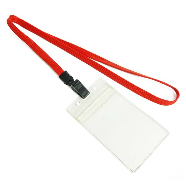  Red Id Lanyard 