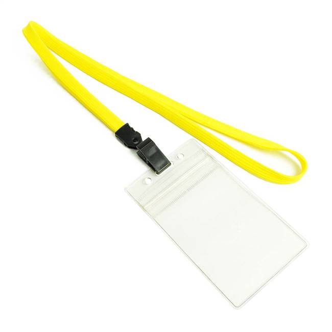  Yellow Id Lanyard 