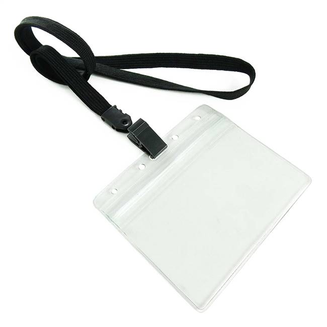  Black Id Lanyard 