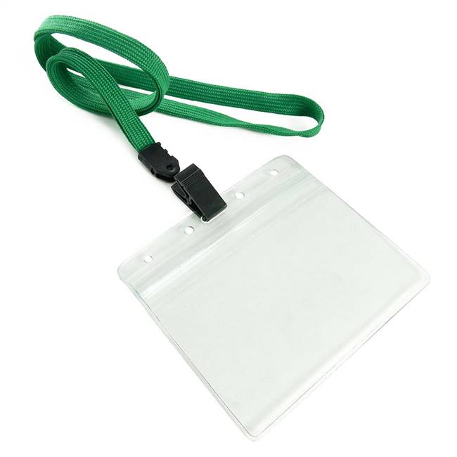  Green Id Lanyard 