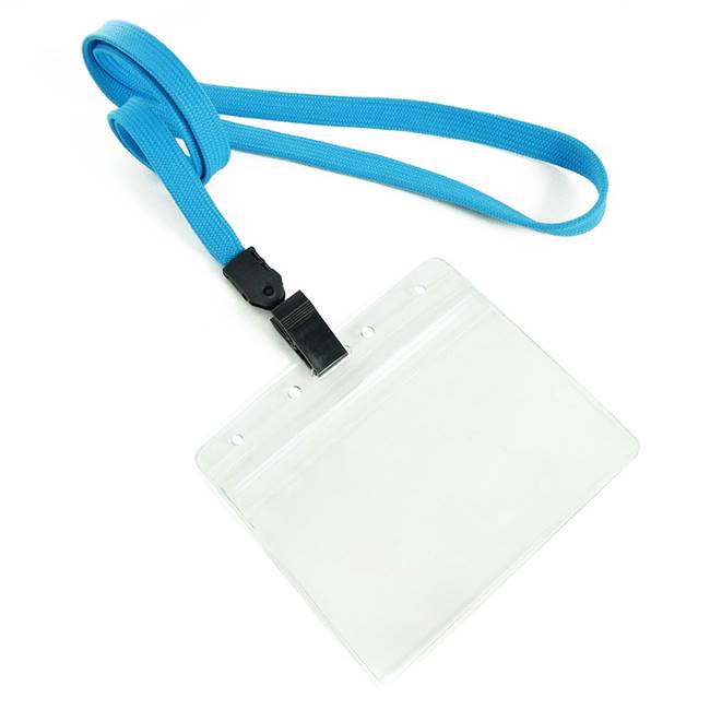  Light Blue Id Lanyard