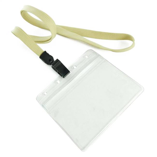  Light Gold Id Lanyard 