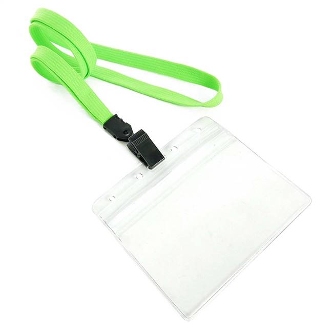  Lime Green Id Lanyard 