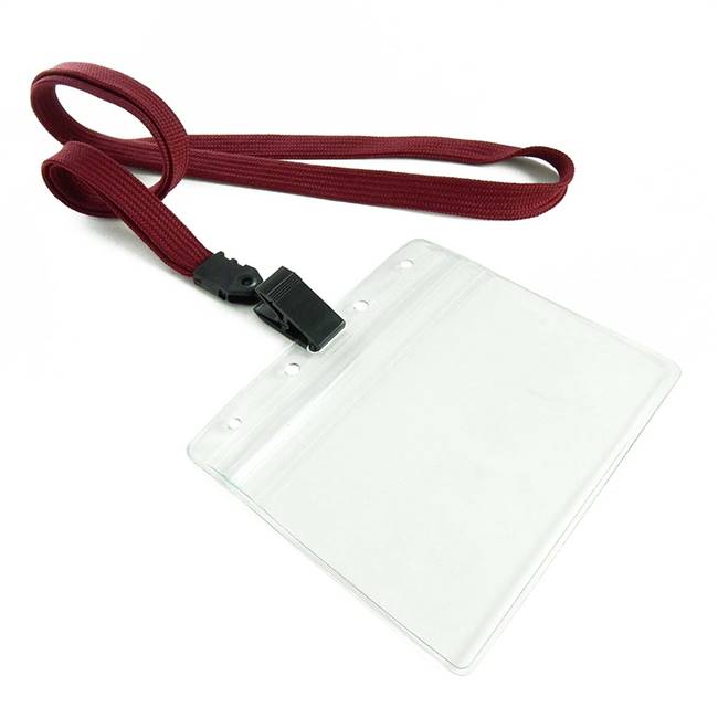  Maroon Id Lanyard 