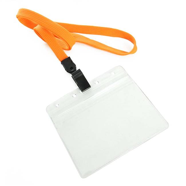  Orange Id Lanyard 