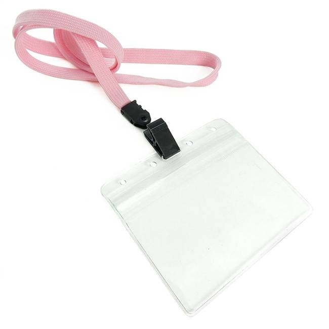  Pink Id Lanyard 
