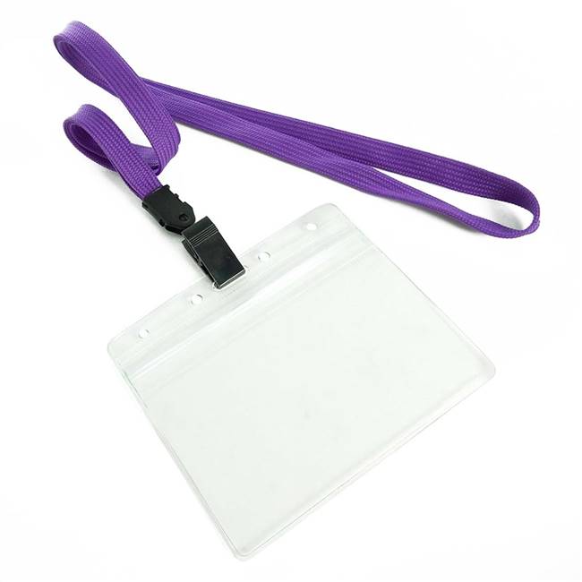  Purple Id Lanyard 