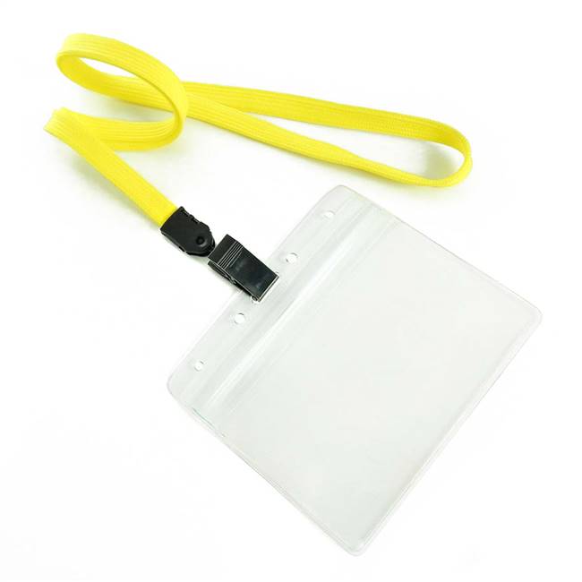  Yellow Id Lanyard 