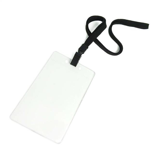  Black Id Lanyard 