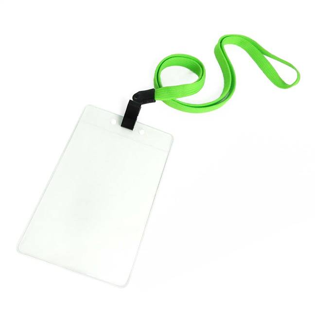 Lime Green Id Lanyard 