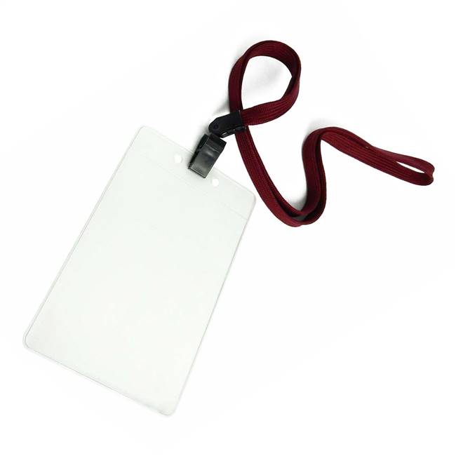  Maroon Id Lanyard 