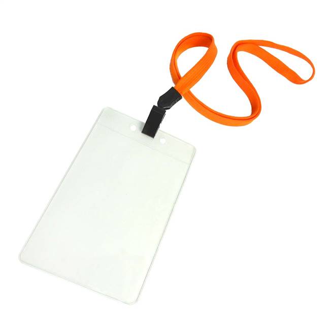  Orange Id Lanyard 