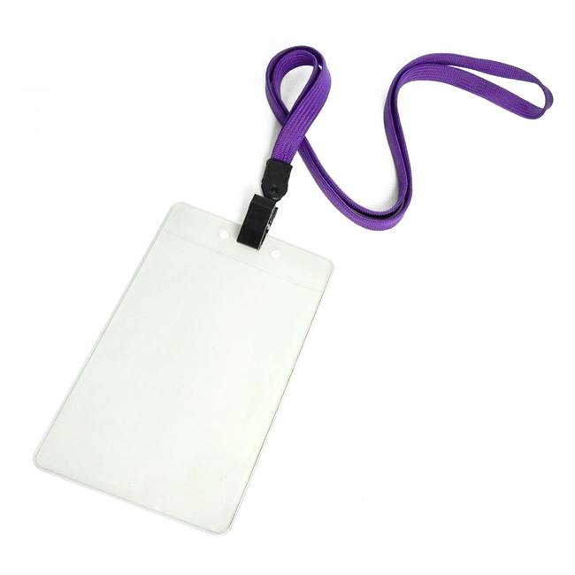  Purple Id Lanyard 