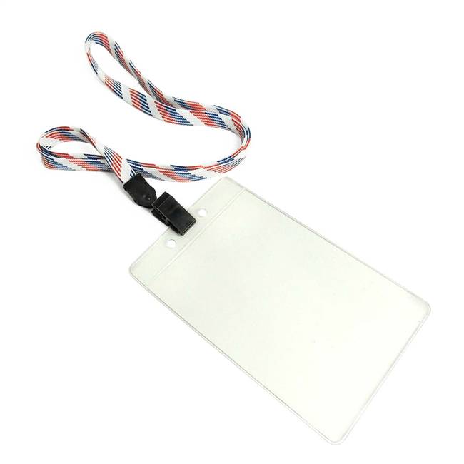  Patriotic Pattern Id Lanyard 