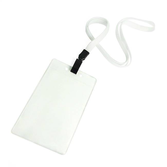  White Id Lanyard 