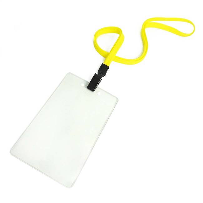 Yellow Id Lanyard 