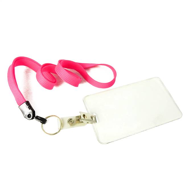  Hot Pink Key Lanyard 