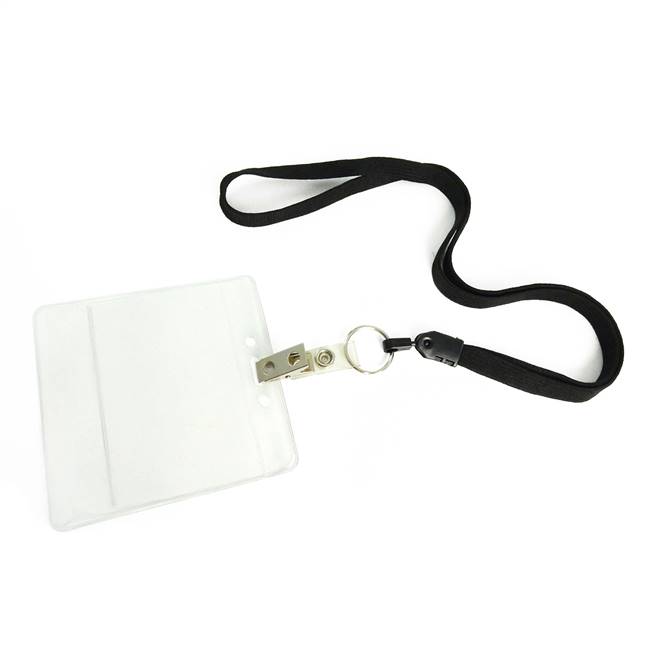  Black Key Ring Lanyard 