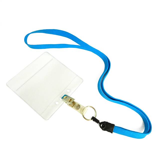  Blue Key Ring Lanyard 
