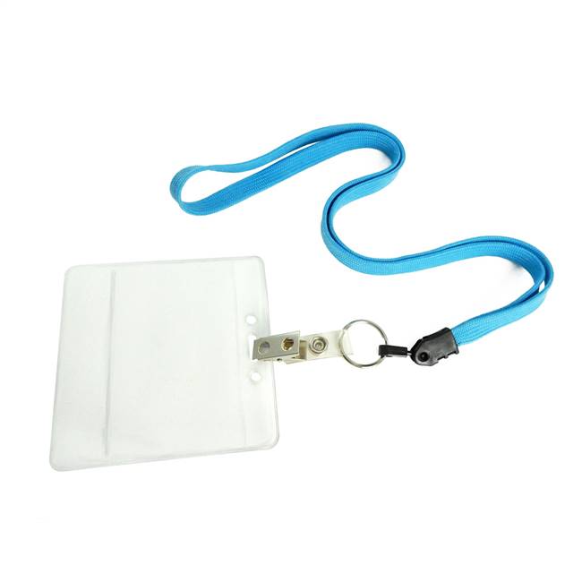  Light Blue Key Ring Lanyard
