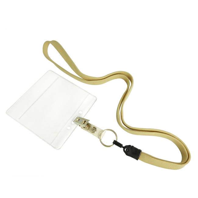  Light Gold Key Ring Lanyard 