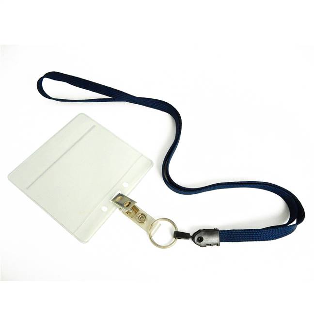  Navy Blue Key Ring Lanyard 