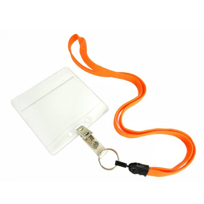  Orange Key Ring Lanyard 