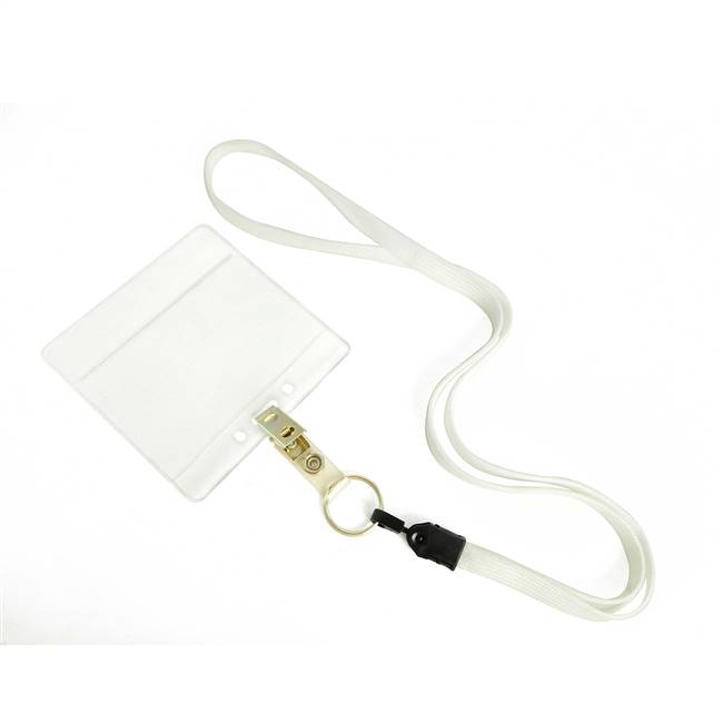  White Key Ring Lanyard 