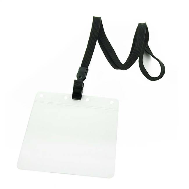  Black Clip Lanyard 