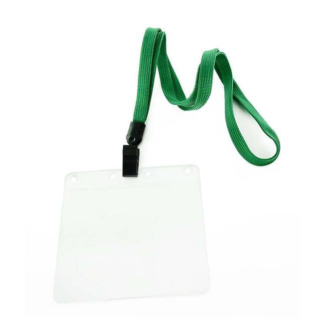  Green Clip Lanyard 