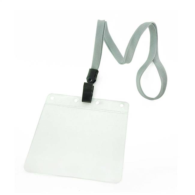  Gray Clip Lanyard 