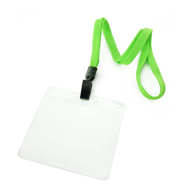  Lime Green Clip Lanyard 