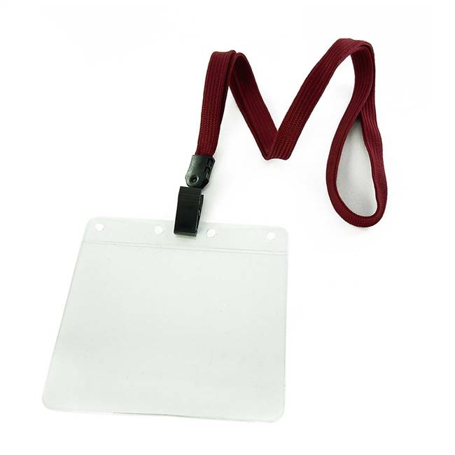  Maroon Clip Lanyard 