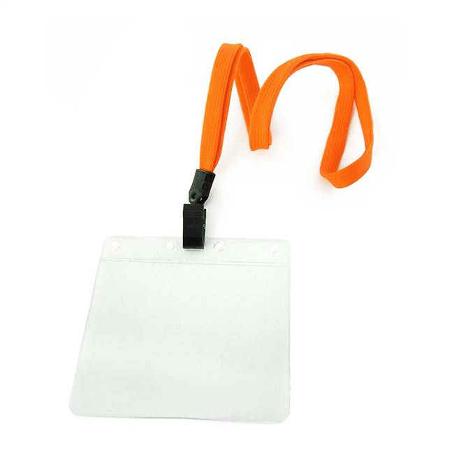  Orange Clip Lanyard 