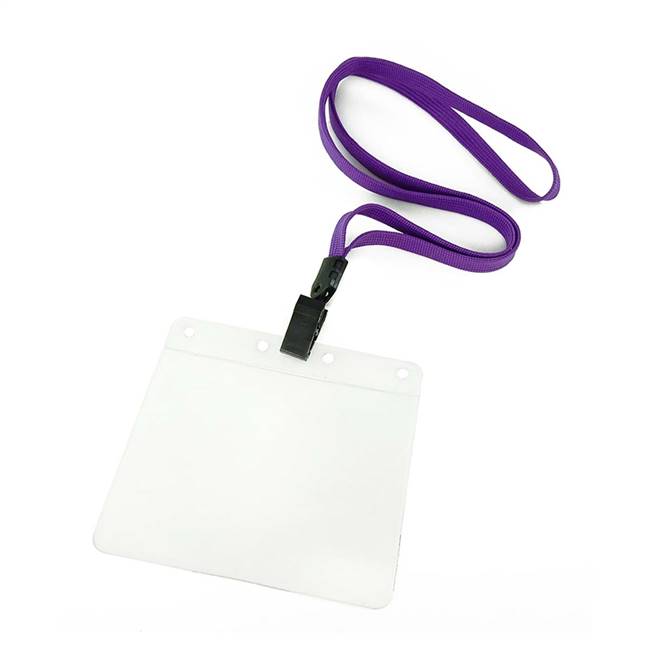  Purple Clip Lanyard 