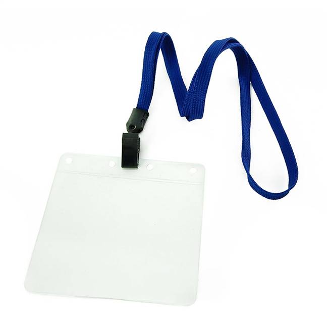  Royal Blue Clip Lanyard 