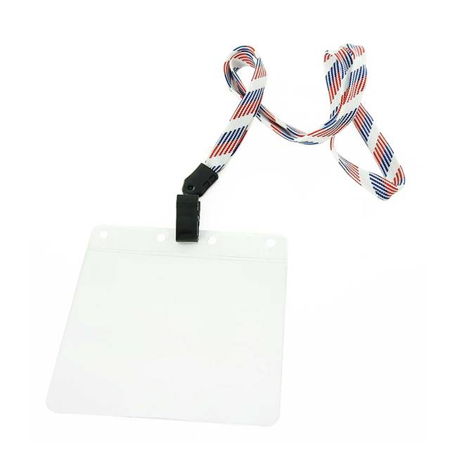  Patriotic Pattern Clip Lanyard 