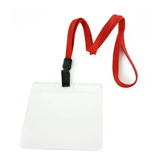 Red Clip Lanyard 
