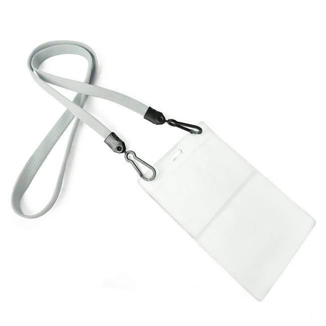  Gray Double Hook Lanyard 